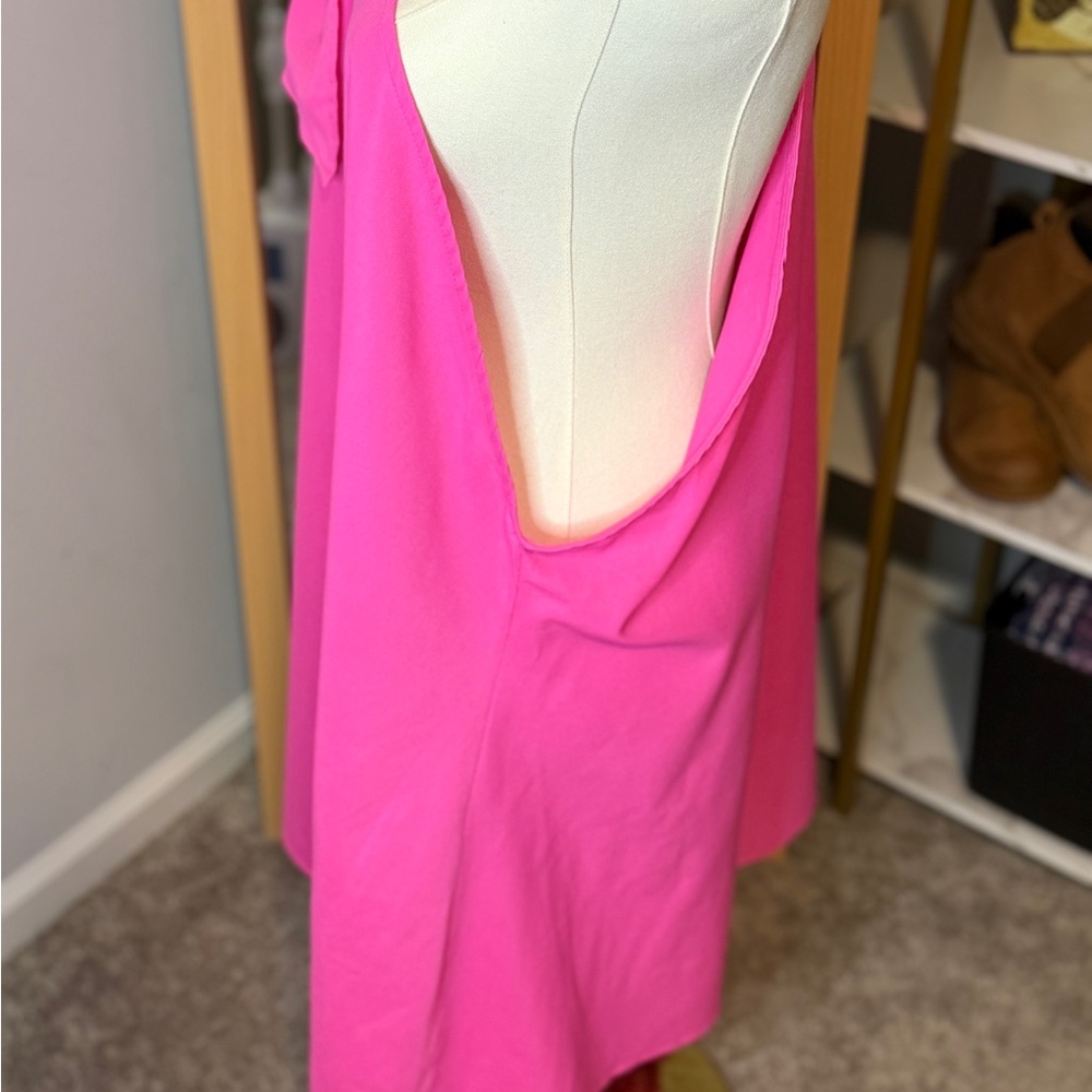 Fuchsia/Magenta Sexy Dress with left side slit. Dancing, Girls night out.‎ - Picture 3 of 6